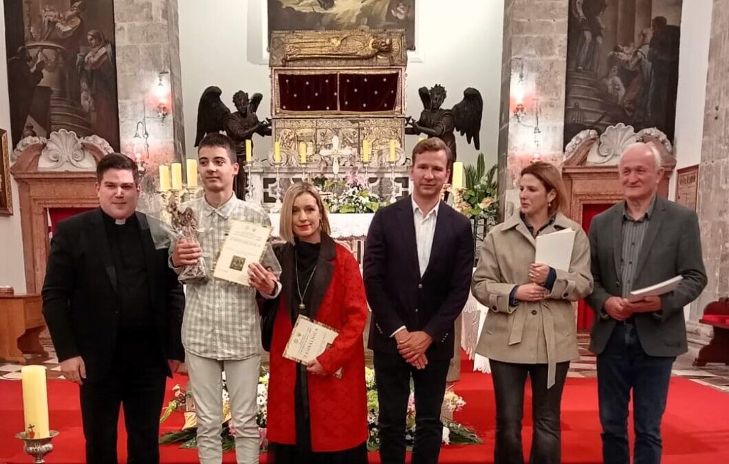 Učenik Petar Popović osvojio prvo mjesto na likovnom natječaju „U naručju svetog Šime“